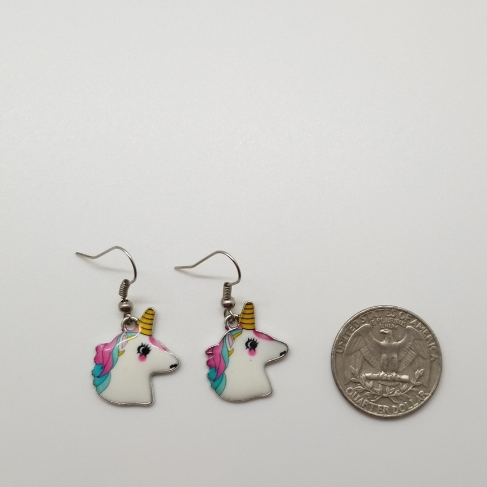 Bundle of 3/$35 Colorful unicorn dangling earrings